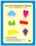 Area Of Composite Shapes - Triangles And Rectangles