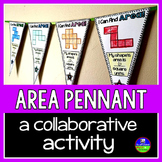 Finding Area Math Pennant Activity
