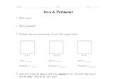 Area & Perimeter