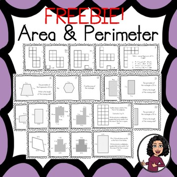 Preview of Area & Perimeter FREEBIE!