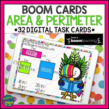 Preview of Area & Perimeter BOOM Cards