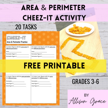 Preview of Area & Perimeter Cheez-It