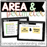 Area & Perimeter Lesson Plan: Conceptual Slides