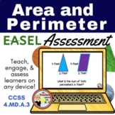 Area & Perimeter Easel Assessment - Measurement Area Perim