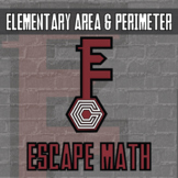 Area & Perimeter Elementary Escape Room Activity - Printab