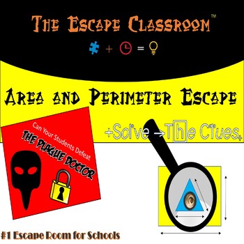 Preview of Area & Perimeter Escape Room | The Escape Classroom