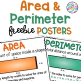Area & Perimeter FREEBIE Posters