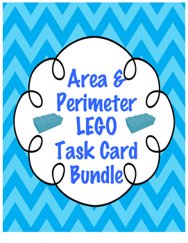 Preview of Area & Perimeter Lego Task Cards