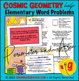Area & Perimeter: 40 Elementary Montessori Math Help Word 
