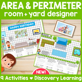 Area and Perimeter Activity: Room & Yard Designer - Grade 3