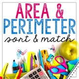Area & Perimeter Game - 3rd Grade Practice Activities for 