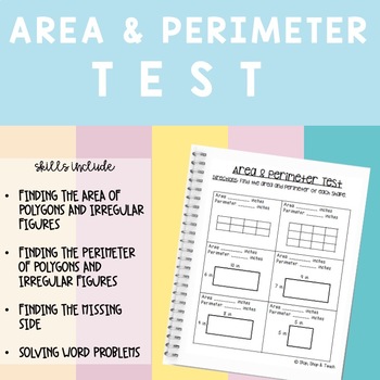 Preview of Area & Perimeter Test