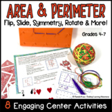 Area & Perimeter, Transformations, Symmetry Math Center Ac