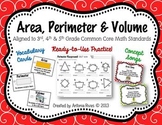 Area, Perimeter & Volume