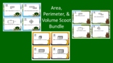 Area, Perimeter, & Volume Scoot Activity/Task Card Bundle