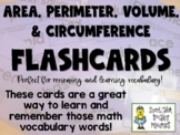 Area, Perimeter, Volume, and Circumference - Math Vocabula