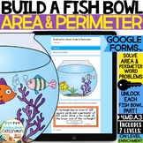 Area & Perimeter Word Problems: Build a Fish Bowl! Activit