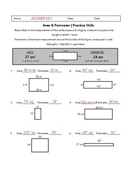 area and perimeter worksheets grade 10 pdf