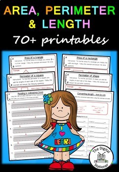 Preview of Area, Perimeter and Length – 70+ printables