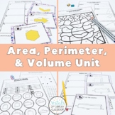 Area, Perimeter, and Volume Lesson Plans (Math SOL 5.8) {D