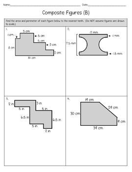 to solve word problems involving area of composite figures