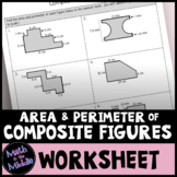 Area & Perimeter of Composite Figures Worksheet