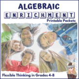 Early Algebraic Puzzles Enrichment Printable Packets Fun C