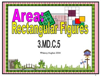Preview of Area:  Rectangular Figures
