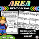 Area - Remodeling a House using Square Footage 3rd 4th 5th