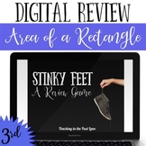 Area Review Game - Stinky Feet Math Game for 3rd Grade