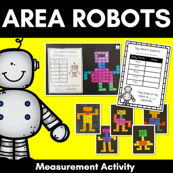 Preview of Area Robot Template - Measurement Activity for Area