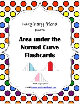 Preview of Area Under the Normal Curve Flashcards
