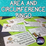Area and Circumference Bingo
