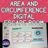 Area and Circumference Digital Escape Room Activity