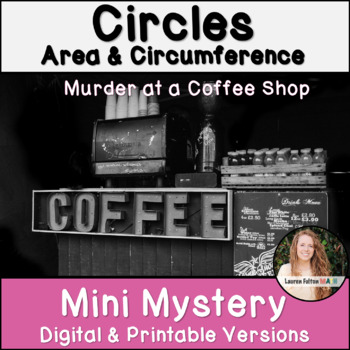 Preview of Area and Circumference of Circles Activity Mystery