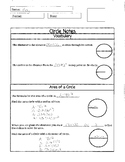 Area and Circumference of Circles Bundle