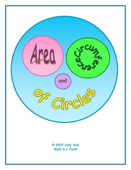 Preview of Area and Circumference of Circles Matching Card Game