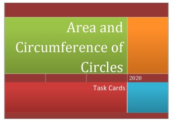 Preview of Area and Circumference of Circles. Questions.