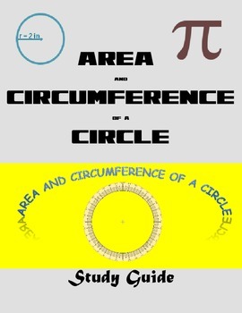 Preview of Circumference of a Circle-Study Guide and Fun Cards