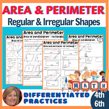 Preview of Area and Perimeter 3rd Grade Practices, Assessments, Find the missing side