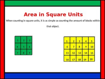 second grade area and perimeter worksheets
