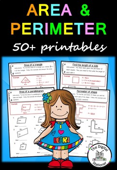 Preview of Area and Perimeter – 50+ printables