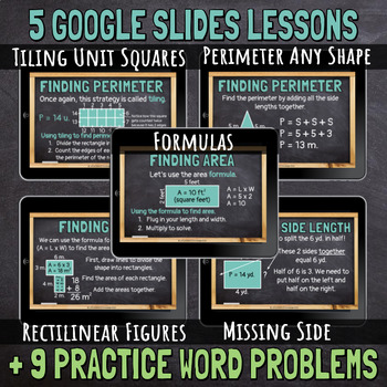 my homework lesson 9 area and perimeter