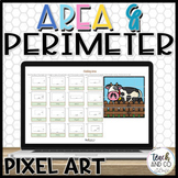Area and Perimeter Activities for 4th Grade |Mystery Pictu