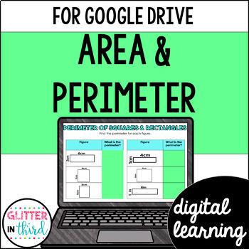 Preview of Area and Perimeter Activities for Google Classroom
