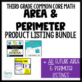 Area and Perimeter Activity Bundle for Third Grade