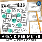 Area and Perimeter Bingo Game