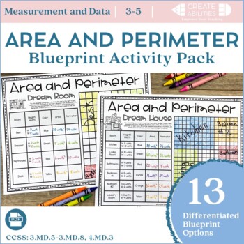 Preview of Area and Perimeter Blueprint Activity