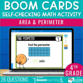 Area and Perimeter Boom Cards | 4th Grade Digital Math Rev