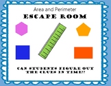 Area and Perimeter Breakout Escape Room No Prep Print and Go